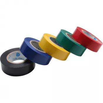 InLine eristysnauha 5 kpl:n pakkaus 18 mm x 9 m eri värejä