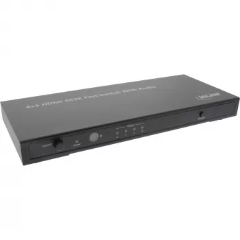 InLine 4×1 HDMI 4K -kytkin äänellä