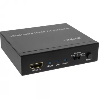 InLine HDMI-äänierotin, tulo 4K2K HDMI
