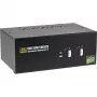 InLine Desktop KVM-kytkin, 2-porttinen, kahden näytön DisplayPort 1.2, 4K, USB 2.0