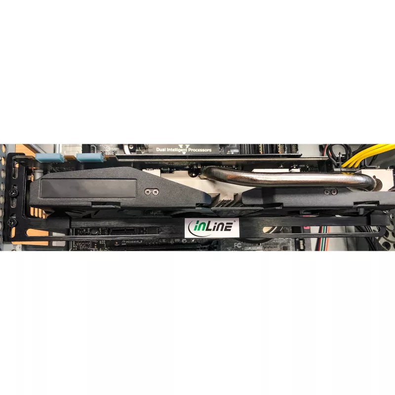 GPU-näytönohjaimen tukiteline InLine 59955 musta
