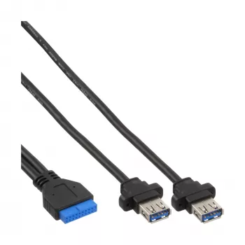 InLine Mini-PCIe-kortti 2x USB 3.0
