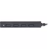 InLine USB 2.0 4-porttinen keskitin, USB-A-uros 4x USB-A-naaras, kaapeli 15cm