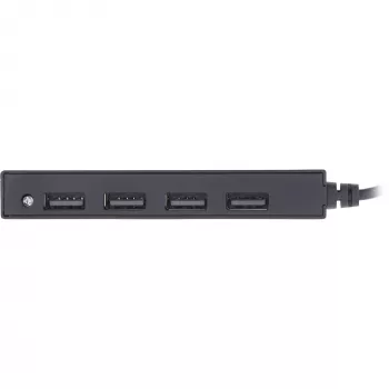 InLine USB 2.0 4-porttinen keskitin, USB-A-uros 4x USB-A-naaras, kaapeli 15cm