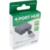 InLine USB 2.0 4-porttinen keskitin, USB-A-uros 4x USB-A-naaras, kaapeli 4cm