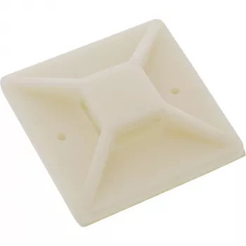 Itseliimautuvat nippusidejalat InLine 40×40 mm, beige, 10 kpl:n pakkaus