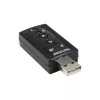 USB-äänikortti InLine 33051C virtuaalisella 7.1-surround-äänellä