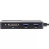 InLine 66772F kortinlukija USB harmaa