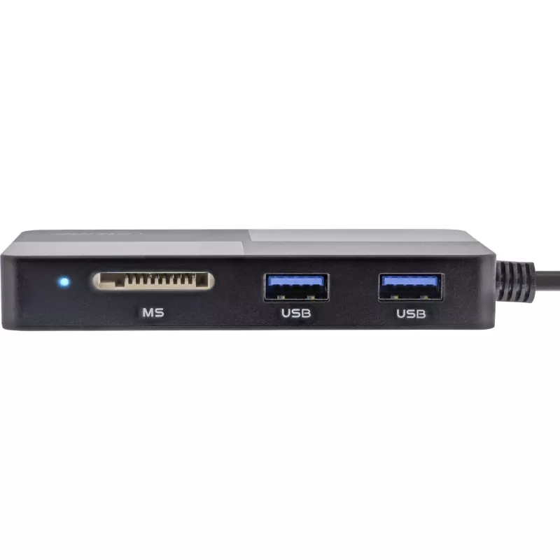 InLine 66772F kortinlukija USB harmaa