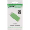 Kuituadapteri InLine 89989O LC/LC SM liitäntä/liitäntä vihreä