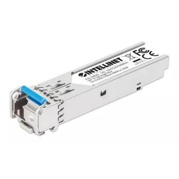 Intellinet Gigabit Fiber WDM Bi-Directional SFP optinen lähetin-vastaanotin -moduuli 1000Base-BX-U LC 40 km