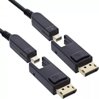 InLine 17250O DisplayPort-kaapeli 50 m Mini DisplayPort / DisplayPort musta
