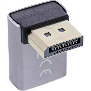 InLine 17291G kaapelin sukupuolenmuunnin DisplayPort harmaa, musta