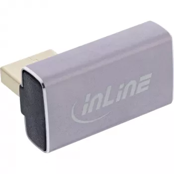 DisplayPort-vaihtokytkin InLine 17291I harmaa musta kultapinnoitettu