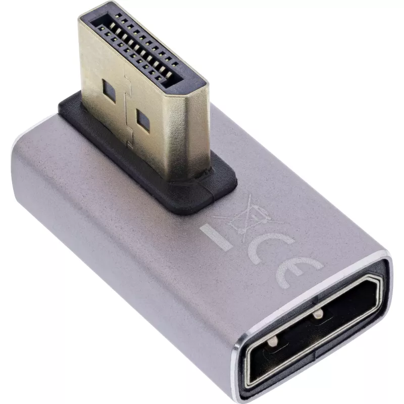 DisplayPort-vaihtokytkin InLine 17291I harmaa musta kultapinnoitettu