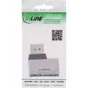 InLine 17291D kaapelin sukupuolenmuunnin DisplayPort harmaa, musta