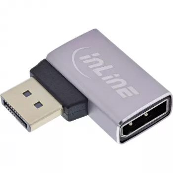 InLine 17291E kaapelin sukupuolenmuunnin DisplayPort harmaa, musta