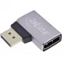 InLine 17291E kaapelin sukupuolenmuunnin DisplayPort harmaa, musta