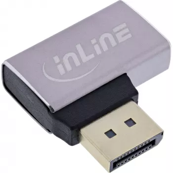 InLine 17291E kaapelin sukupuolenmuunnin DisplayPort harmaa, musta