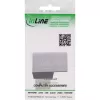 InLine 17291E kaapelin sukupuolenmuunnin DisplayPort harmaa, musta