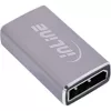 DisplayPort-sukupuolenmuunnin InLine 17291A harmaa kultapinnoitettu