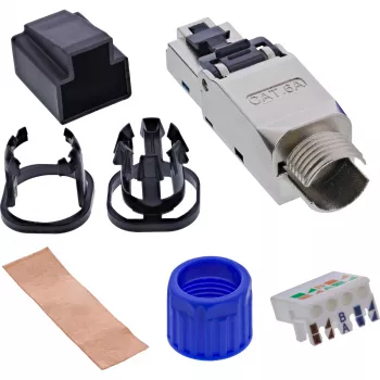 Verkkokaapeli InLine 76204D RJ-45 / LSA -liitin suora 8,5 mm