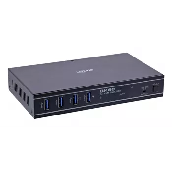 InLine 57885C KVM-kytkin räkkiasennus musta