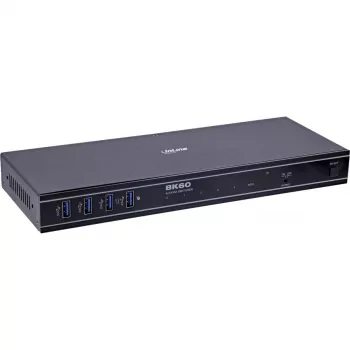 InLine 57885D KVM-kytkin rack-asennus musta