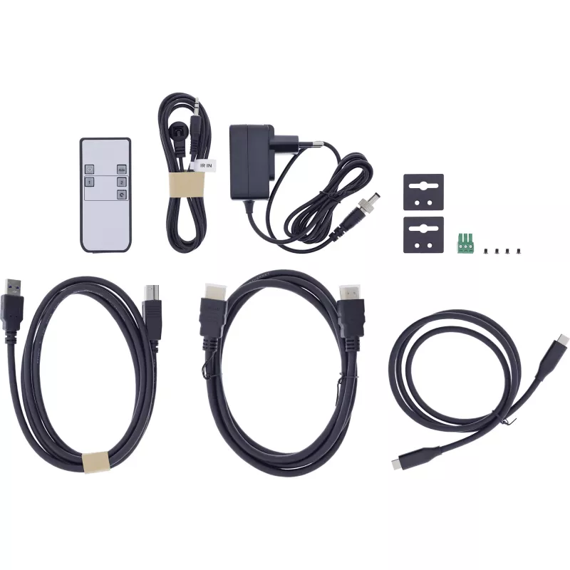 InLine 57885E KVM-kytkin, 2-tieinen, HDMI & USB-C, 4K60Hz