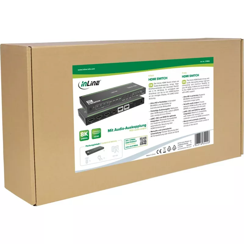 InLine 57885A HDMI-videokytkin