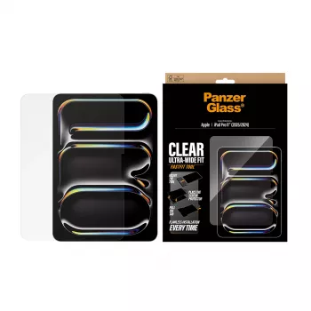 PanzerGlass panssarilasi-näytönsuojus iPad Pro 11 tuuman (2024–2025) — Ultra-Wide Fit, FastFit-työkalu