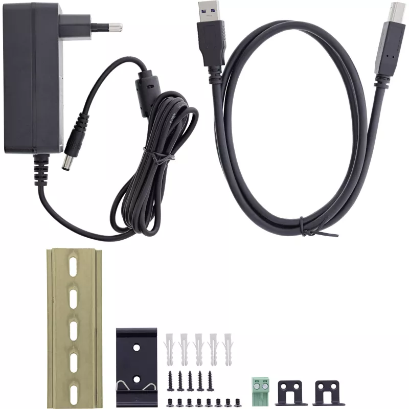 InLine 35396B USB-keskitin USB 3.2 Gen 1 (3.1 Gen 1) Type-B 5000 Mbit/s musta