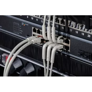 Digitus CAT 6A F-FTP taipuisa verkkokaapeli kupari 1,5 m harmaa