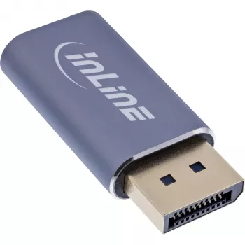 InLine 64107I videokaapeli-adapteri USB Type-C DisplayPort harmaa
