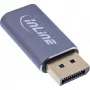 InLine 64107I videokaapeli-adapteri USB Type-C DisplayPort harmaa