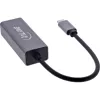 InLine 33380Q RJ-45 adapteri USB Type-C uros 1 Gbit/s harmaa