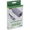 InLine 33380Q RJ-45 adapteri USB Type-C uros 1 Gbit/s harmaa