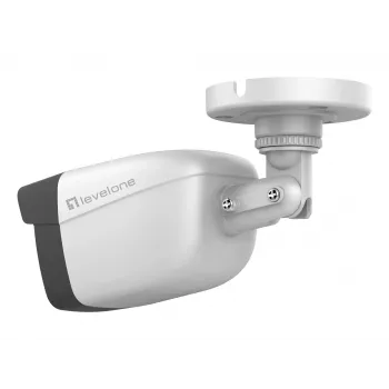 LevelOne GEMINI kiinteän verkon IP-kamera, 2 megapikseliä, H.265, 802.3af PoE, IR-LEDit, sisä-/ulkokäyttö