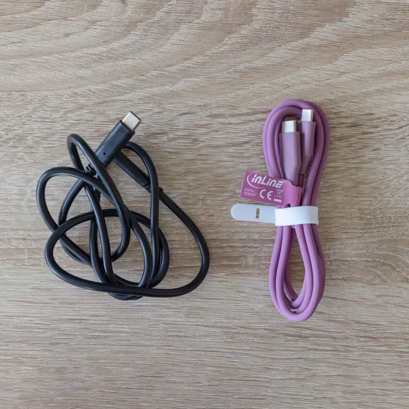 InLine 35892P USB-kaapeli USB 2.0 2 m USB C violetti