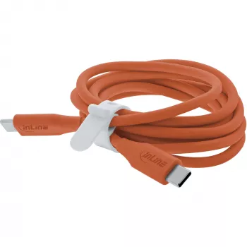 USB-kaapeli InLine 35892O 2 m USB-C oranssi USB 2.0 0,48 Gbit/s