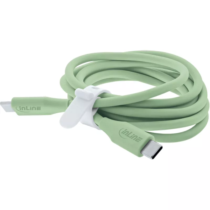 USB-kaapeli InLine 35892G 2 m USB C vihreä USB 2.0 0,48 Gbit/s