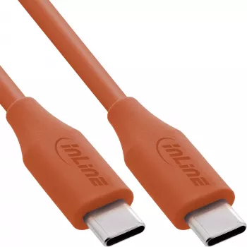 InLine 35891O USB-kaapeli USB 2.0 1 m USB C oranssi