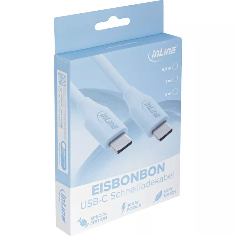 InLine 35895B USB-kaapeli USB 2.0 0,5 m USB-C sininen