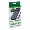 USB-C-keskitin InLine 35392D USB 3.2 Gen 2 Type-C isäntä HDMI, USB-A, USB-C 10000 Mbit/s harmaa