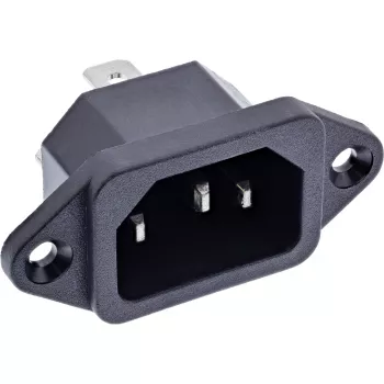 InLine S-16701 verkkopistoke-adapteri musta