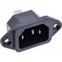 InLine S-16701 verkkopistoke-adapteri musta
