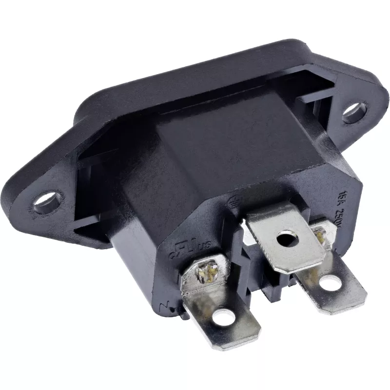 InLine S-16701 verkkopistoke-adapteri musta
