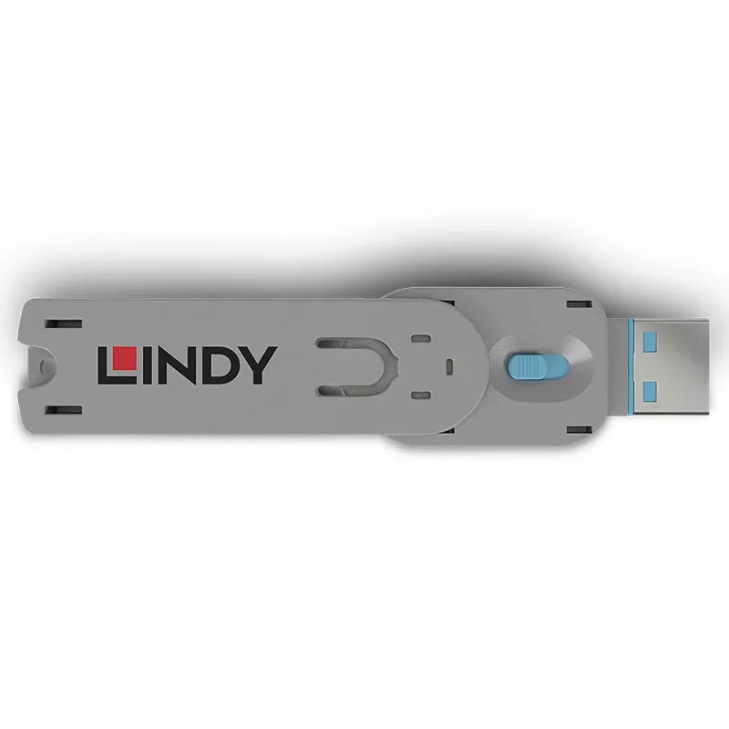 Port-Blocker-avain Lindy USB Type-A Port Blocker Key sininen