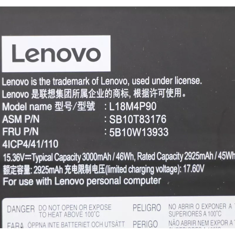 Sisäinen litiumioniakku kannettavaan Lenovo 46 Wh, malli 5B10W13933
