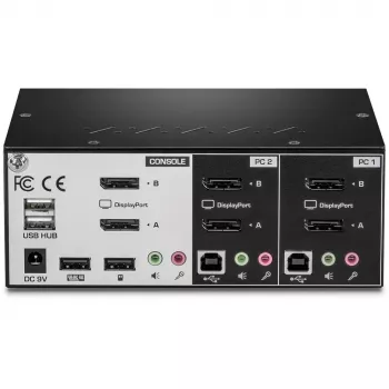 KVM-kytkin Trendnet TK-240DP musta